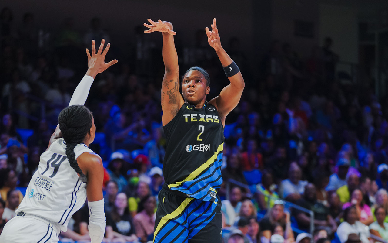 Wings Edged By Valkyries In Front Of Sold-Out Crowd